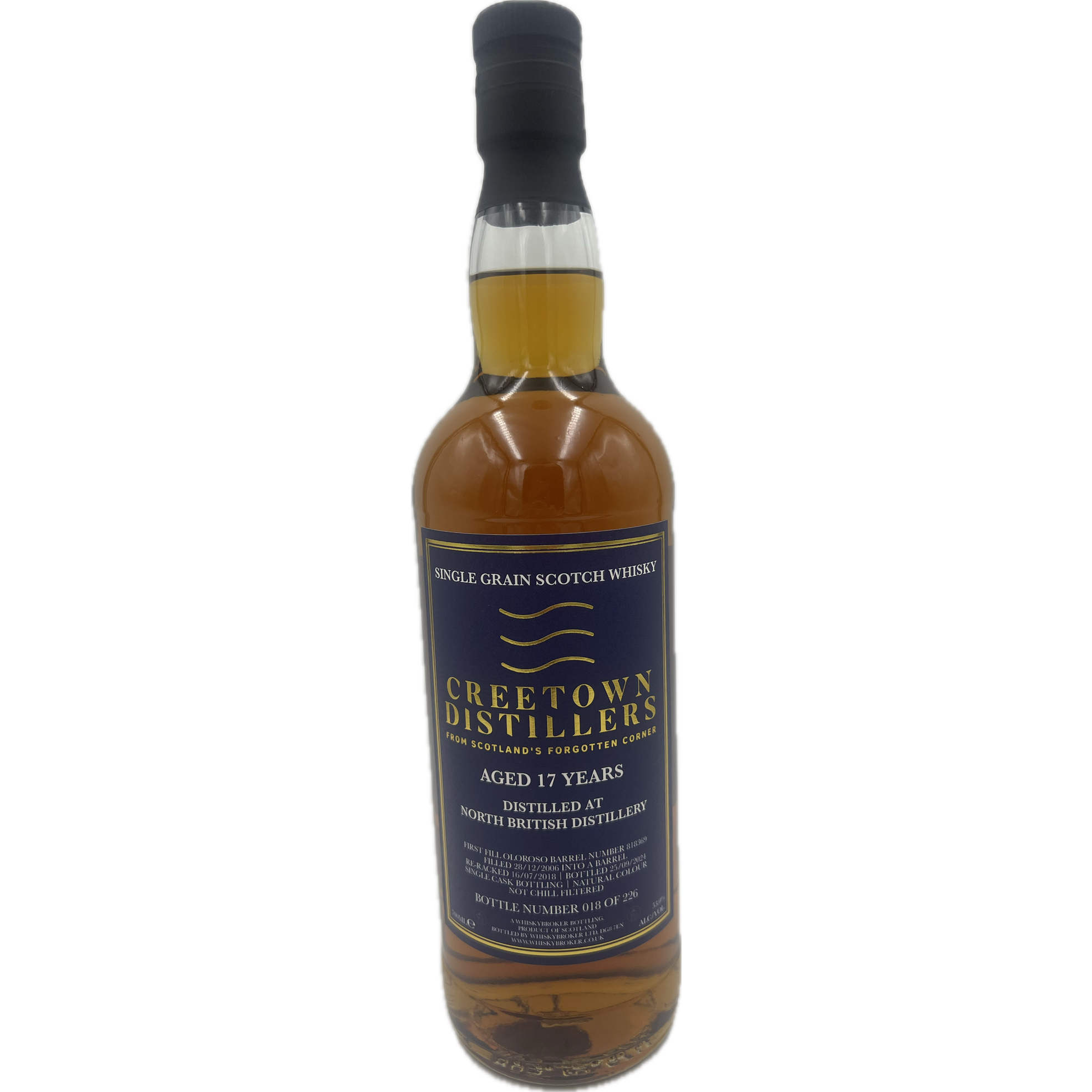 70cl, 17yo Distilled at North British Distillery